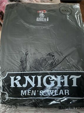 ⚡️ Knight Black Thermal Long Sleeve Top Size 4XL
